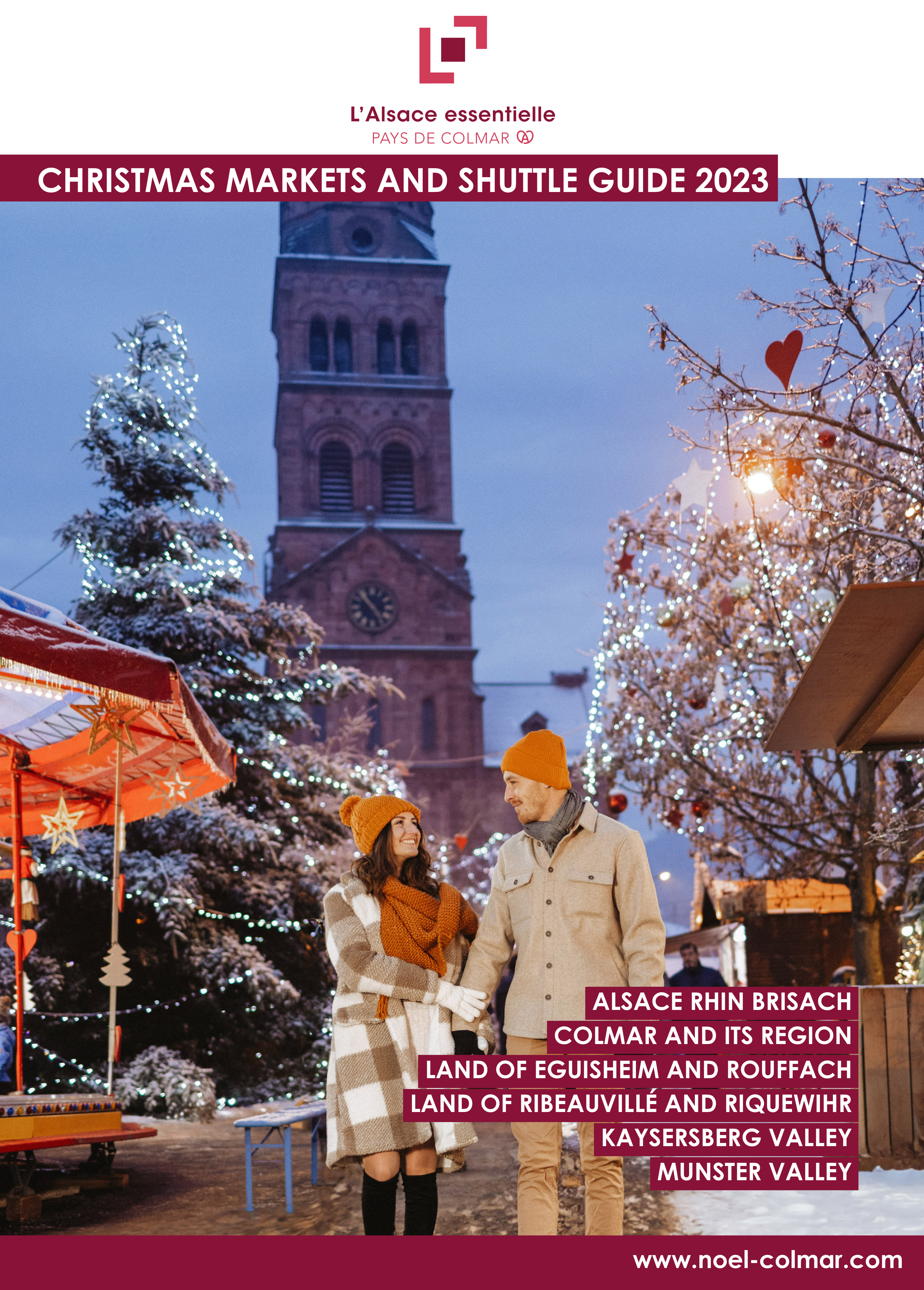 Couverture du guide des navettes de Noël