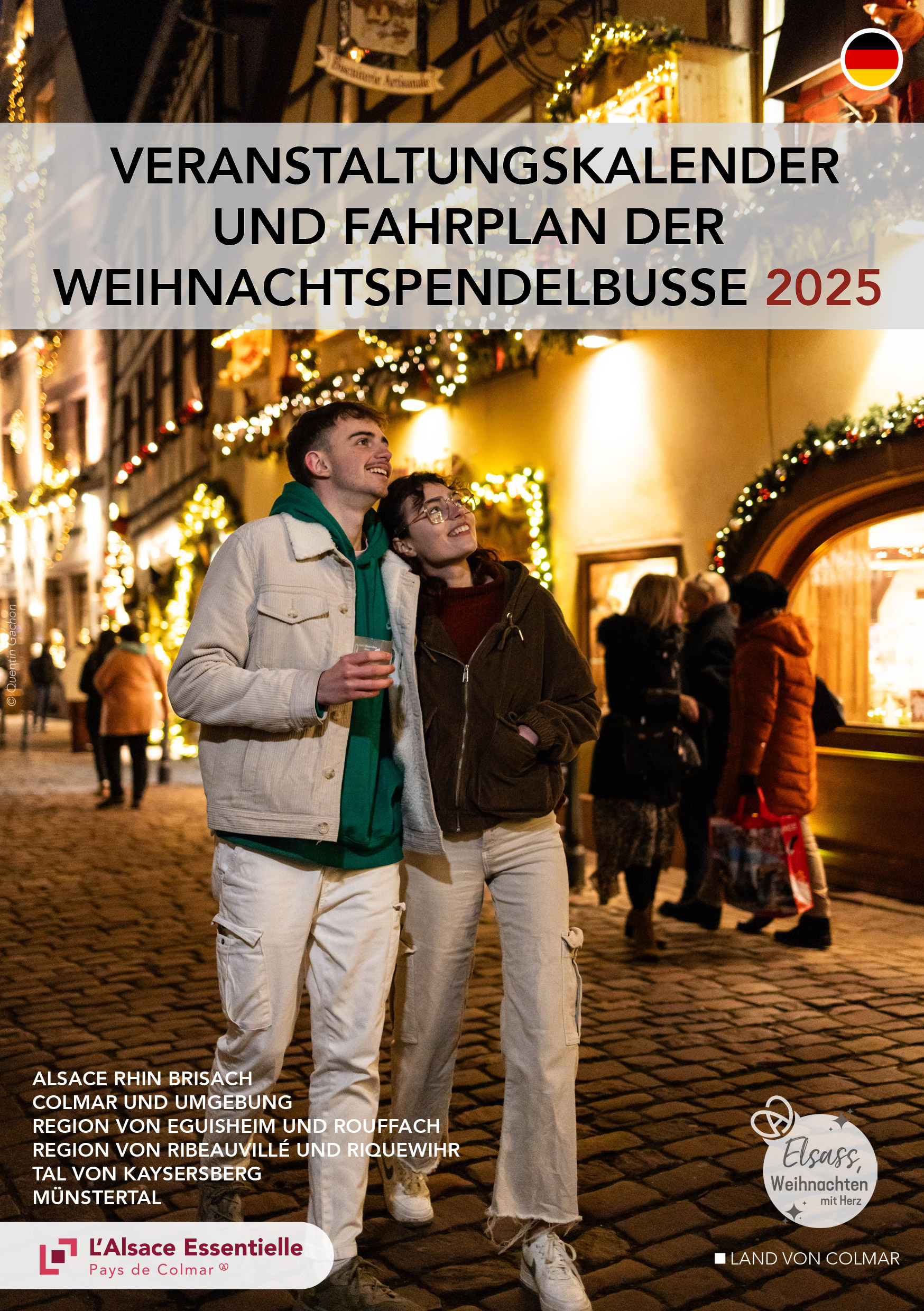 Veranstaltungskalender und Fahrplan der Weihnachtspendelbusse 2025
